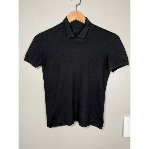 Akris Cashmere/Silk Polo Sweater size 4 - Picture 1 of 9